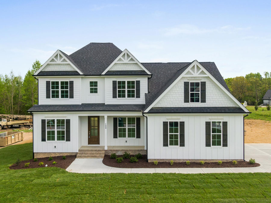 Photo of a custom home build in Massachusetts