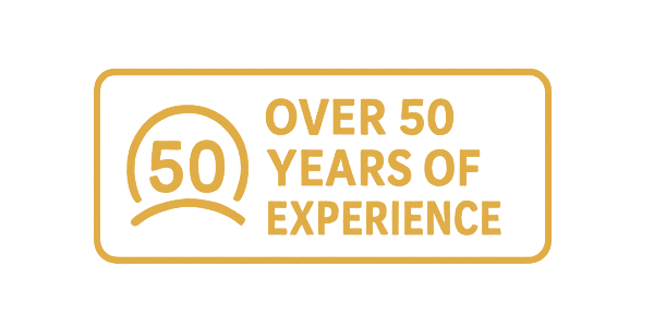 50 Years Experience