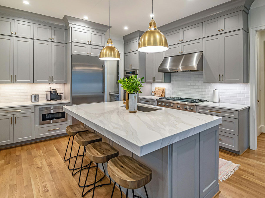 Photo of a kitchen remodel in South Shore MA