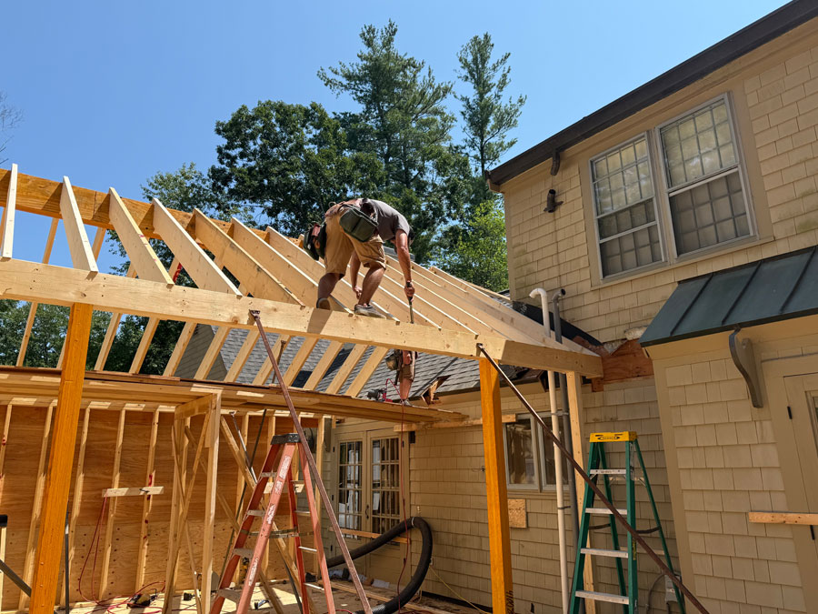 Photo of a home addition in South Shore MA