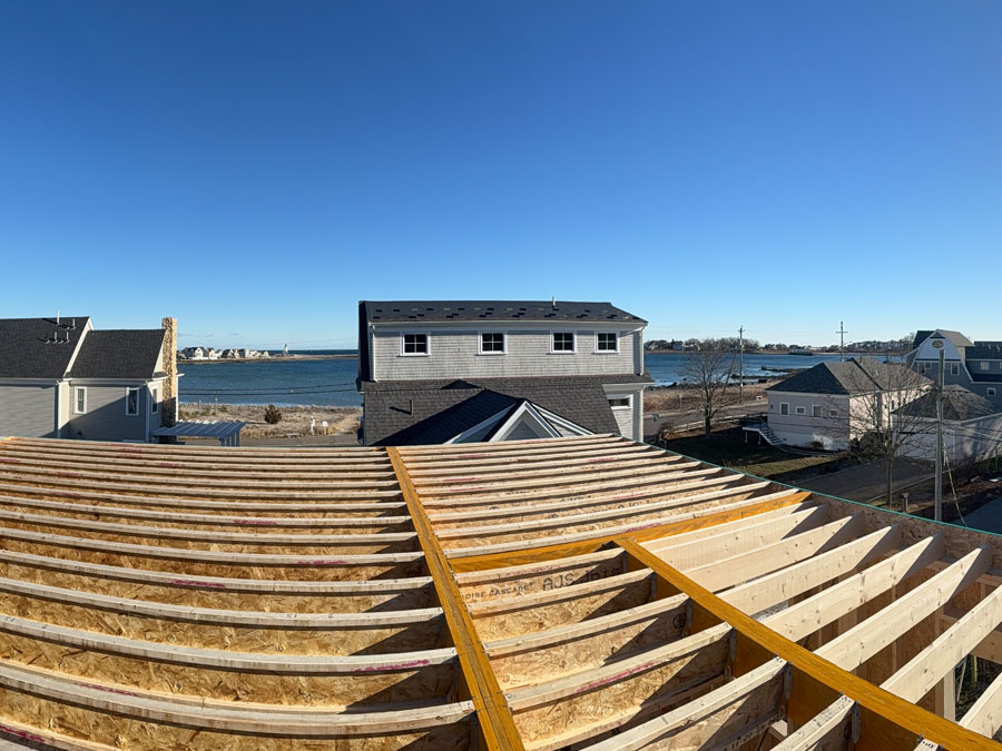 Photo of a custom home build in Scituate MA