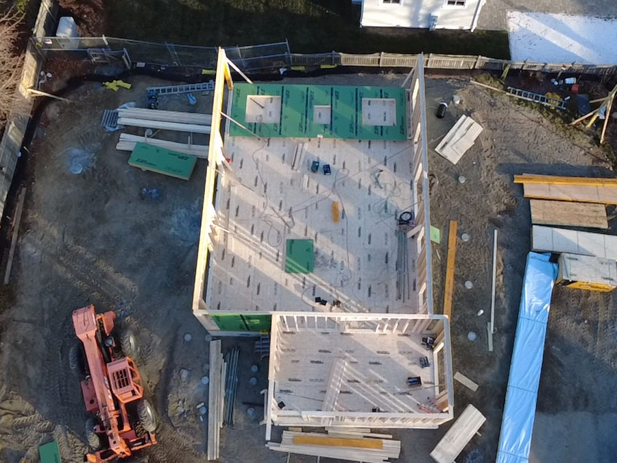 Photo of a custom home build in Scituate MA