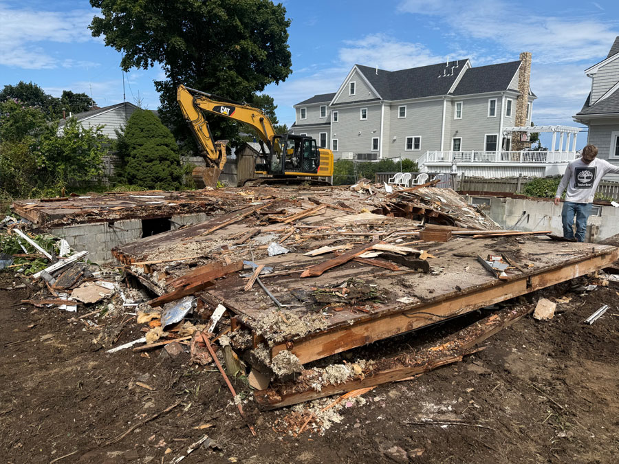 Photo of a custom home build in Scituate MA