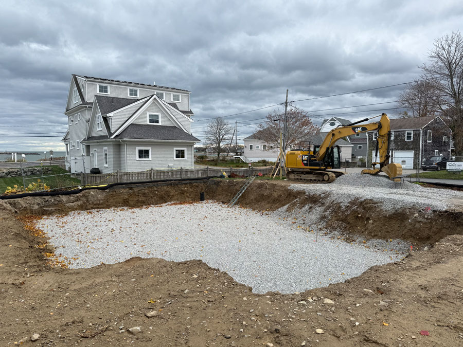 Photo of a custom home build in Scituate MA
