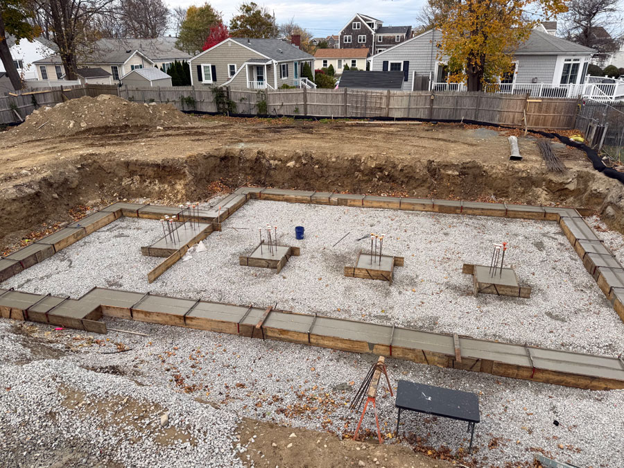 Photo of a custom home build in Scituate MA