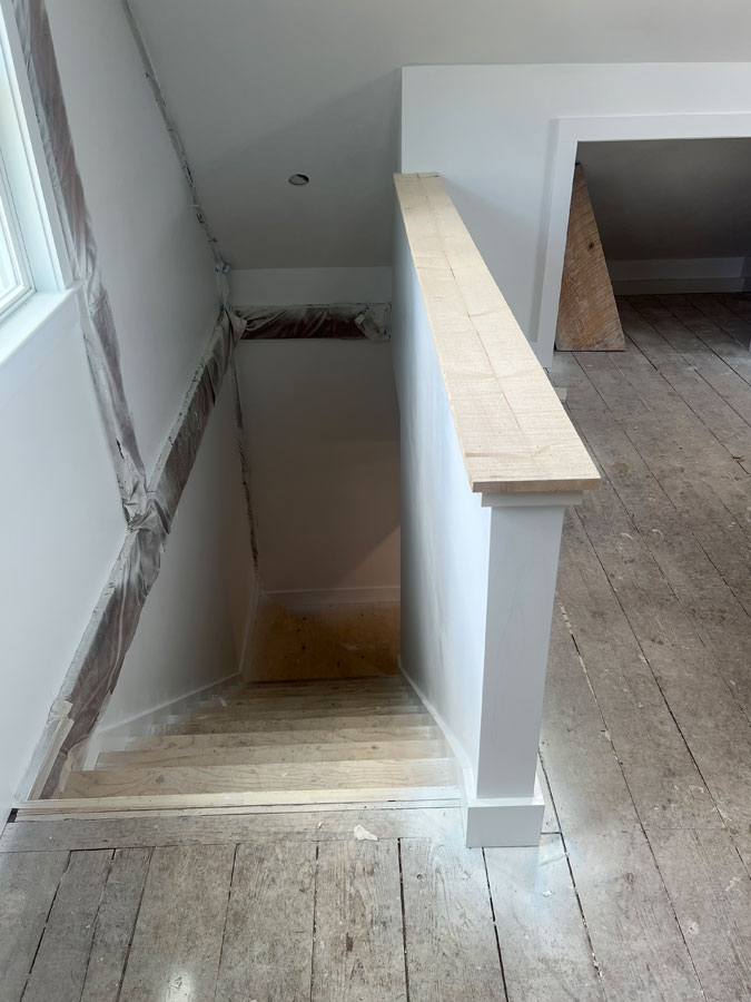 Photo of a home renovation for home office in South Shore MA