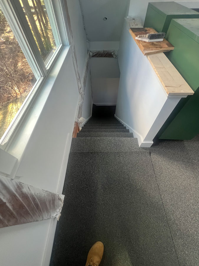 Photo of a home renovation for home office in South Shore MA