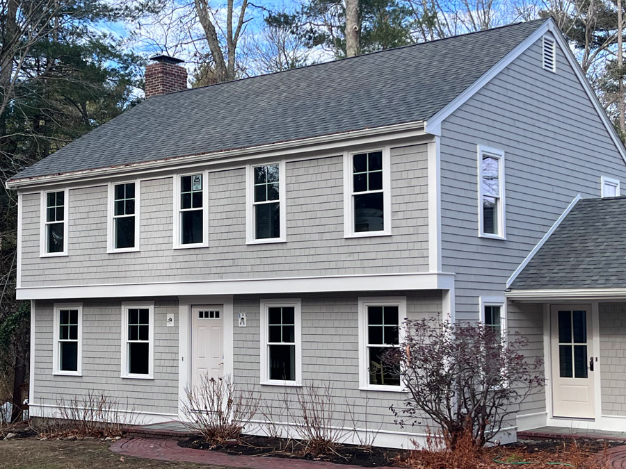 Photo of a siding replacement in Norwell MA