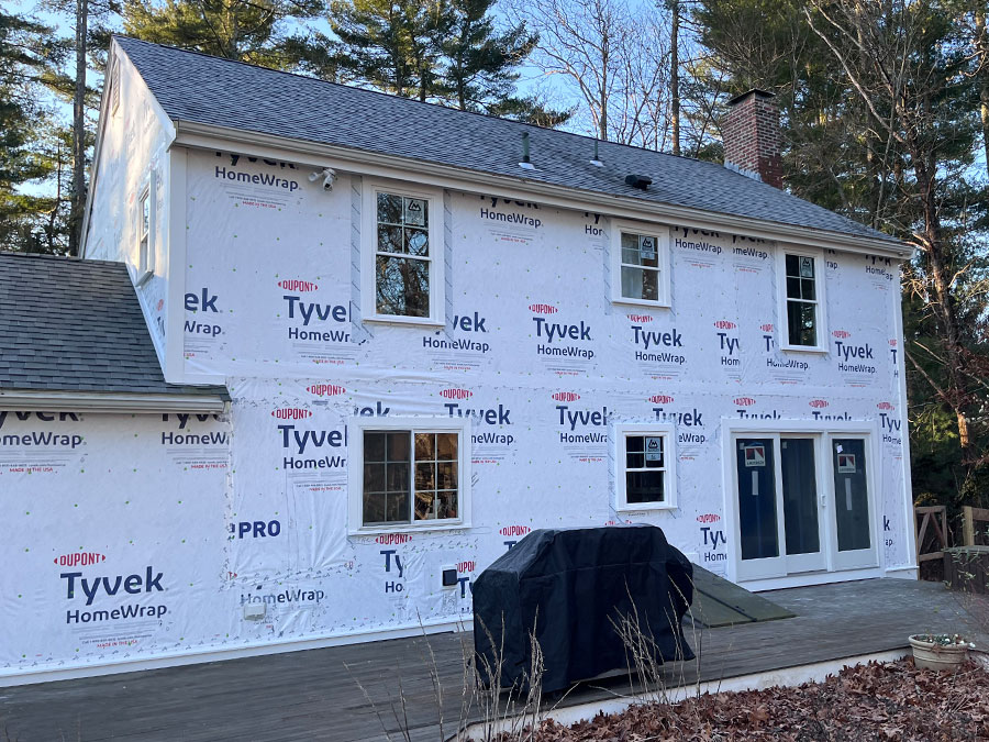 Photo of a siding replacement in Norwell MA
