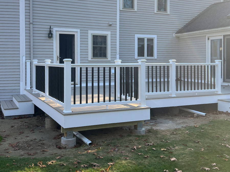 Photo of a deck build in South Shore MA