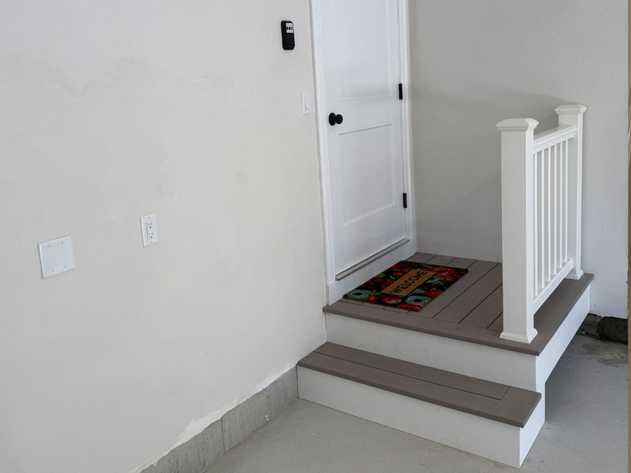 Photo of a garage addition in Hanover MA