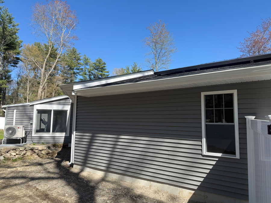 Photo of a garage addition in Hanover MA