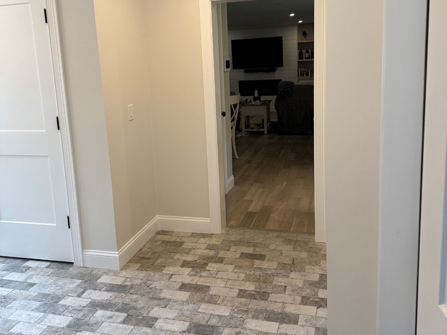 Photo of a garage addition in Hanover MA